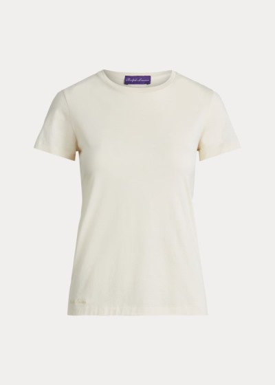 Women's Ralph Lauren Cotton Crewneck T Shirts | 326485FBH